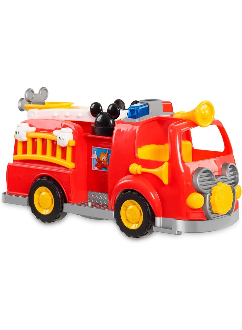 Disney Mickey Mouse Fire Engine Toy â€“ Mickeyâ€™s Fire Truck with Lights and Sounds - Image 2